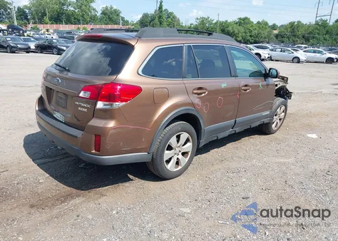2011 Subaru Outback 2.5I Premium from USA, damaged, VIN 4S4BRBGC4B3447941
